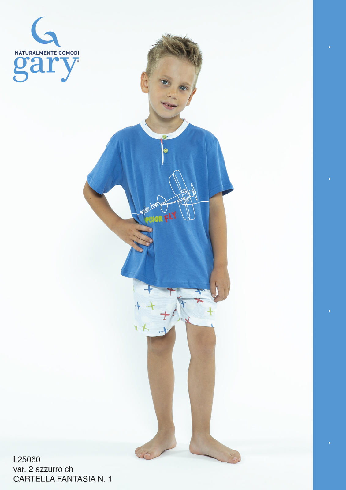 BOY'S PAJAMA M/M L25060 Tellini S.r.l. Wholesale Clothing